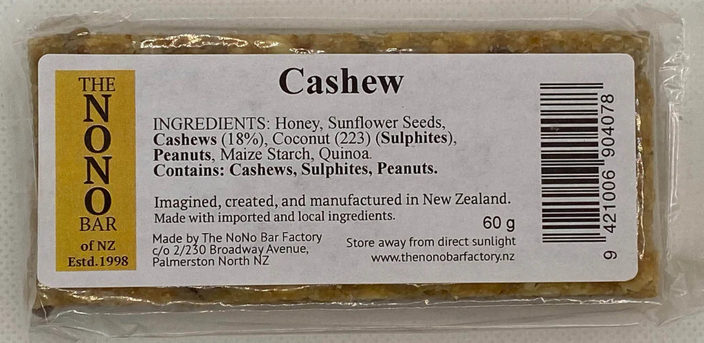 No No Cashew Bar 60gr